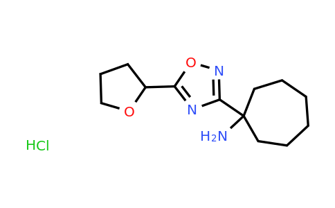 CAS 1423032-20-5 | 1-[5-(oxolan-2-yl)-1,2,4-oxadiazol-3-yl]cycloheptan-1-amine hydrochloride