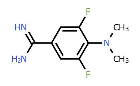 CAS 1423032-47-6 | 4-(dimethylamino)-3,5-difluorobenzene-1-carboximidamide