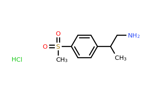 CAS 1423032-68-1 | 2-(4-methanesulfonylphenyl)propan-1-amine hydrochloride