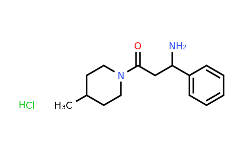 CAS 1423032-69-2 | 3-amino-1-(4-methylpiperidin-1-yl)-3-phenylpropan-1-one hydrochloride