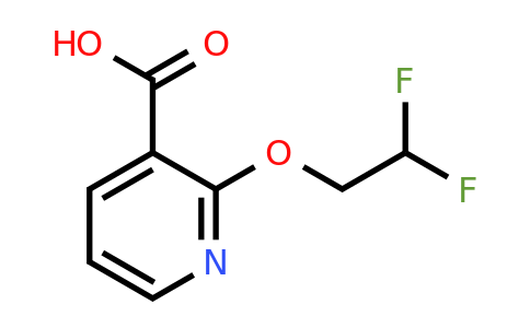 CAS 1423032-74-9 | 2-(2,2-difluoroethoxy)pyridine-3-carboxylic acid