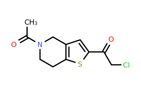 CAS 1423032-77-2 | 1-{5-acetyl-4H,5H,6H,7H-thieno[3,2-c]pyridin-2-yl}-2-chloroethan-1-one