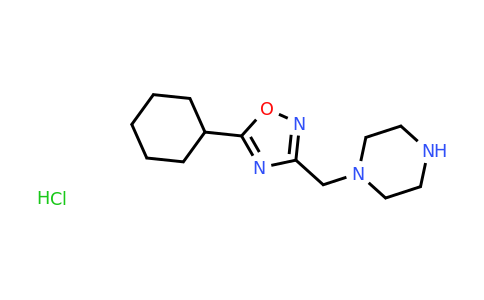 CAS 1423033-11-7 | 1-[(5-cyclohexyl-1,2,4-oxadiazol-3-yl)methyl]piperazine hydrochloride