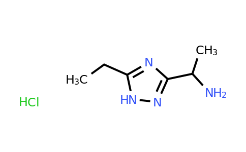 CAS 1423033-12-8 | 1-(5-ethyl-1H-1,2,4-triazol-3-yl)ethan-1-amine hydrochloride