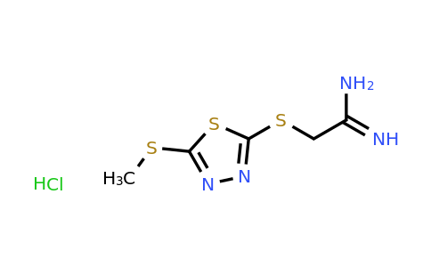 CAS 1423033-14-0 | 2-{[5-(methylsulfanyl)-1,3,4-thiadiazol-2-yl]sulfanyl}ethanimidamide hydrochloride
