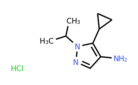 CAS 1423033-33-3 | 5-cyclopropyl-1-(propan-2-yl)-1H-pyrazol-4-amine hydrochloride