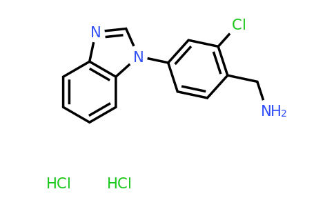 CAS 1423033-68-4 | [4-(1H-1,3-benzodiazol-1-yl)-2-chlorophenyl]methanamine dihydrochloride