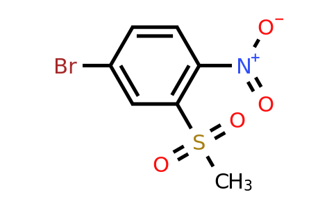 CAS 1423033-81-1 | 4-bromo-2-methanesulfonyl-1-nitrobenzene