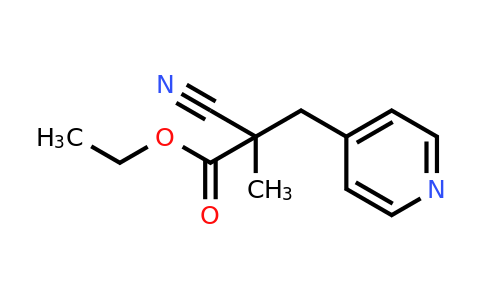 CAS 1423033-94-6 | ethyl 2-cyano-2-methyl-3-(pyridin-4-yl)propanoate