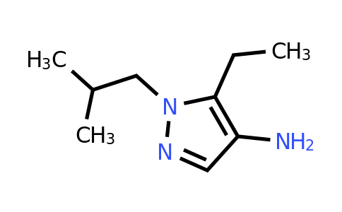 CAS 1423033-95-7 | 5-ethyl-1-(2-methylpropyl)-1H-pyrazol-4-amine