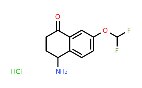 CAS 1423034-05-2 | 4-amino-7-(difluoromethoxy)-1,2,3,4-tetrahydronaphthalen-1-one hydrochloride