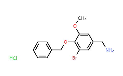 CAS 1423034-12-1 | [4-(benzyloxy)-3-bromo-5-methoxyphenyl]methanamine hydrochloride