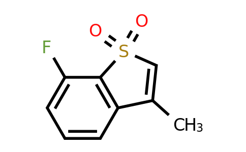 CAS 1423034-13-2 | 7-fluoro-3-methyl-1lambda6-benzothiophene-1,1-dione