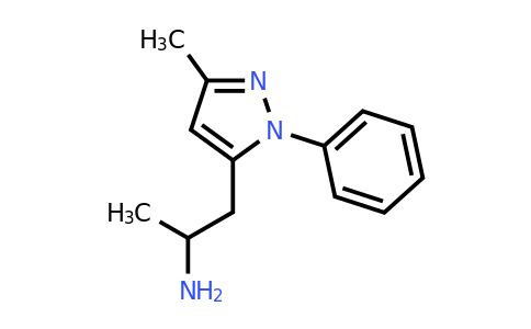 CAS 1423034-17-6 | 1-(3-methyl-1-phenyl-1H-pyrazol-5-yl)propan-2-amine