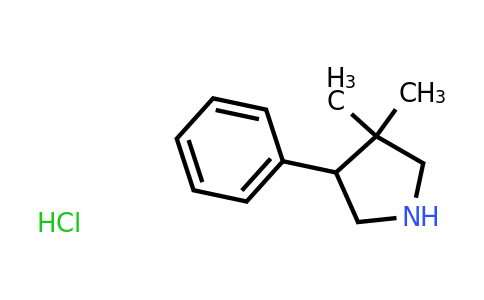 CAS 1423034-41-6 | 3,3-dimethyl-4-phenylpyrrolidine hydrochloride