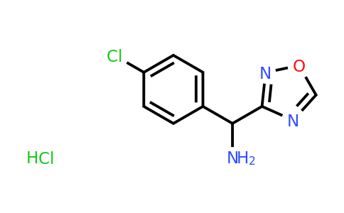 CAS 1423034-43-8 | (4-chlorophenyl)(1,2,4-oxadiazol-3-yl)methanamine hydrochloride