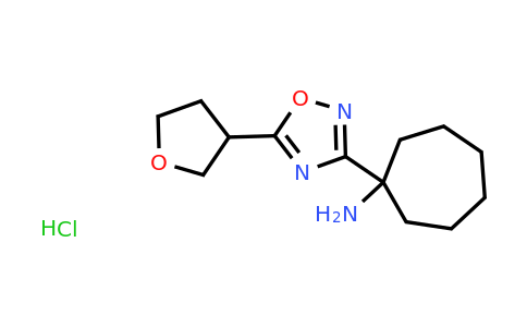 CAS 1423034-44-9 | 1-[5-(oxolan-3-yl)-1,2,4-oxadiazol-3-yl]cycloheptan-1-amine hydrochloride