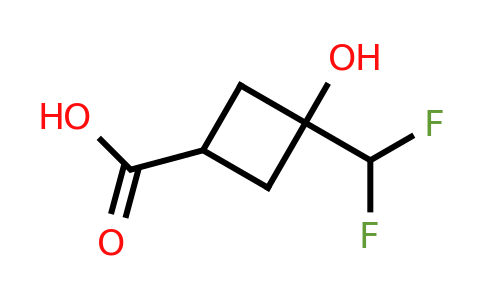 CAS 1423034-50-7 | 3-(difluoromethyl)-3-hydroxycyclobutane-1-carboxylic acid