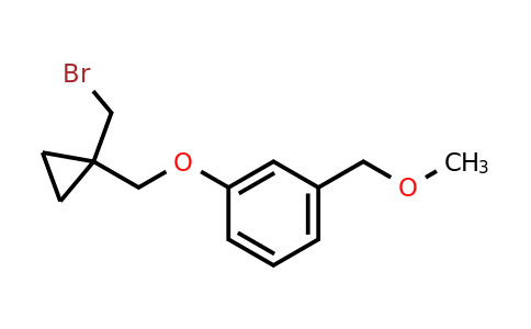 CAS 1423035-01-1 | 1-{[1-(bromomethyl)cyclopropyl]methoxy}-3-(methoxymethyl)benzene