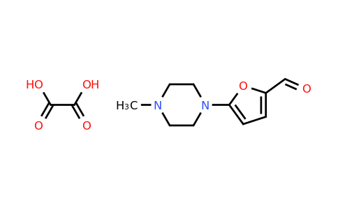 CAS 1423037-46-0 | 5-(4-Methylpiperazin-1-yl)furan-2-carbaldehyde oxalate
