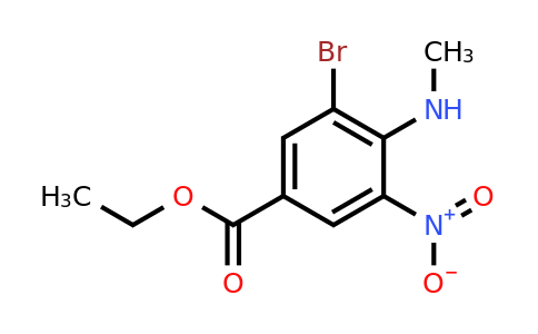 CAS 1423037-47-1 | Ethyl 3-bromo-4-(methylamino)-5-nitrobenzoate
