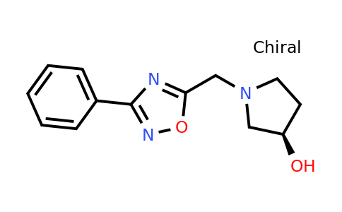 CAS 1423040-64-5 | (3R)-1-[(3-phenyl-1,2,4-oxadiazol-5-yl)methyl]pyrrolidin-3-ol