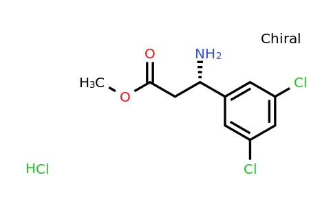 CAS 1423040-66-7 | methyl (3S)-3-amino-3-(3,5-dichlorophenyl)propanoate hydrochloride