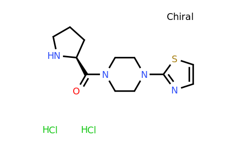 CAS 1423040-86-1 | 1-[(2S)-pyrrolidine-2-carbonyl]-4-(1,3-thiazol-2-yl)piperazine dihydrochloride