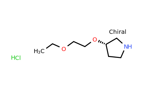 CAS 1423040-89-4 | (3S)-3-(2-ethoxyethoxy)pyrrolidine hydrochloride