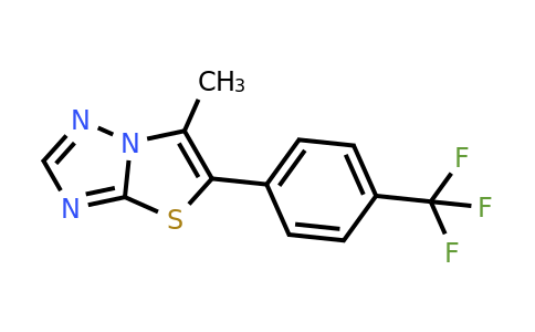 CAS 1423121-05-4 | 6-methyl-5-(4-(trifluoromethyl)phenyl)thiazolo[3,2-b][1,2,4]triazole