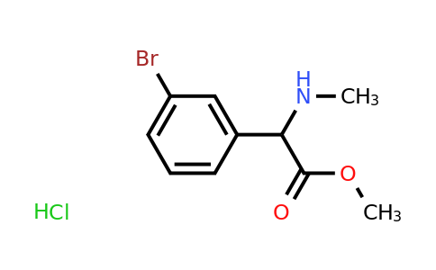 CAS 1423358-94-4 | methyl 2-(3-bromophenyl)-2-(methylamino)acetate hydrochloride