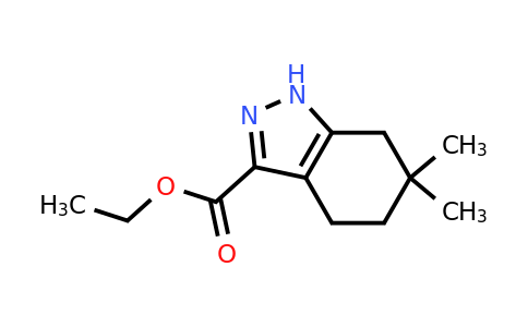 CAS 1423716-54-4 | 6,6-Dimethyl-4,5,6,7-tetrahydro-1H-indazole-3-carboxylic acid ethyl ester