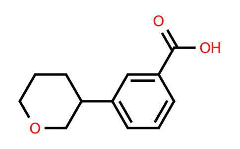 CAS 1423884-91-6 | 3-(oxan-3-yl)benzoic acid