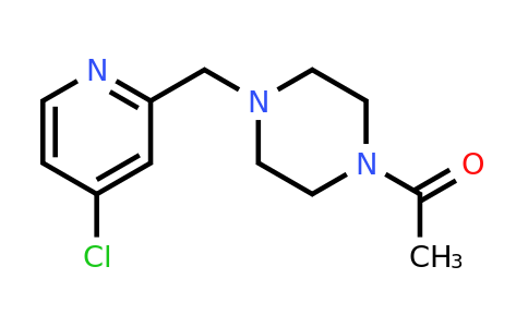 CAS 1423887-71-1 | 1-{4-[(4-chloropyridin-2-yl)methyl]piperazin-1-yl}ethan-1-one