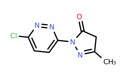 CAS 14246-87-8 | 1-(6-Chloropyridazin-3-yl)-3-methyl-4,5-dihydro-1H-pyrazol-5-one