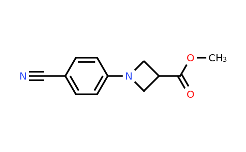 CAS 1424857-11-3 | Methyl 1-(4-cyanophenyl)azetidine-3-carboxylate