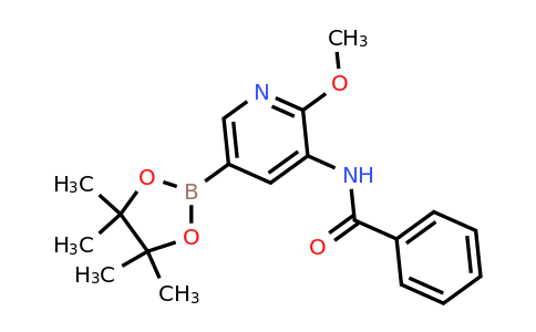 CAS 1425335-63-2 | N-(2-Methoxy-5-(4,4,5,5-tetramethyl-1,3,2-dioxaborolan-2-yl)pyridin-3-yl)benzamide
