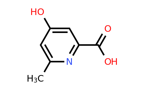 CAS 14255-41-5 | 4-Hydroxy-6-methylpyridine-2-carboxylic acid
