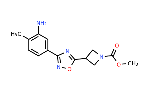 CAS 1426135-82-1 | Methyl 3-(3-(3-amino-4-methylphenyl)-1,2,4-oxadiazol-5-yl)azetidine-1-carboxylate