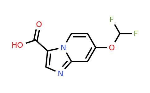 CAS 1426136-24-4 | 7-(difluoromethoxy)imidazo[1,2-a]pyridine-3-carboxylic acid