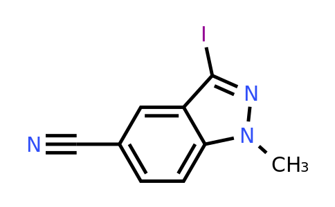 CAS 1426423-63-3 | 3-iodo-1-methyl-indazole-5-carbonitrile