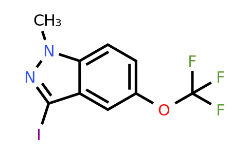 CAS 1426423-97-3 | 3-iodo-1-methyl-5-(trifluoromethoxy)-1H-indazole