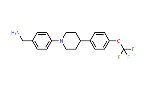 CAS 1426520-69-5 | Benzenemethanamine, 4-[4-[4-(trifluoromethoxy)phenyl]-1-piperidinyl]-