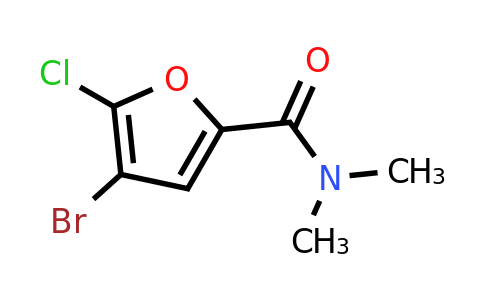 CAS 1427012-10-9 | 4-Bromo-5-chloro-N,N-dimethylfuran-2-carboxamide