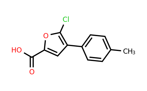 CAS 1427020-16-3 | 5-Chloro-4-(p-tolyl)furan-2-carboxylic acid