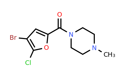 CAS 1427021-17-7 | (4-Bromo-5-chlorofuran-2-yl)(4-methylpiperazin-1-yl)methanone