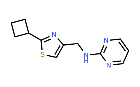 CAS 1427023-58-2 | N-((2-Cyclobutylthiazol-4-yl)methyl)pyrimidin-2-amine