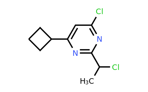CAS 1427023-92-4 | 4-Chloro-2-(1-chloroethyl)-6-cyclobutylpyrimidine