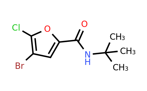 CAS 1427024-56-3 | 4-Bromo-N-(tert-butyl)-5-chlorofuran-2-carboxamide