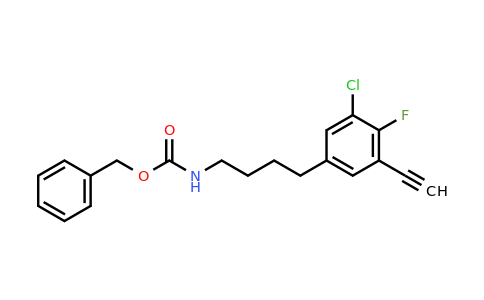 CAS 1427039-32-4 | benzyl N-[4-(3-chloro-5-ethynyl-4-fluorophenyl)butyl]carbamate